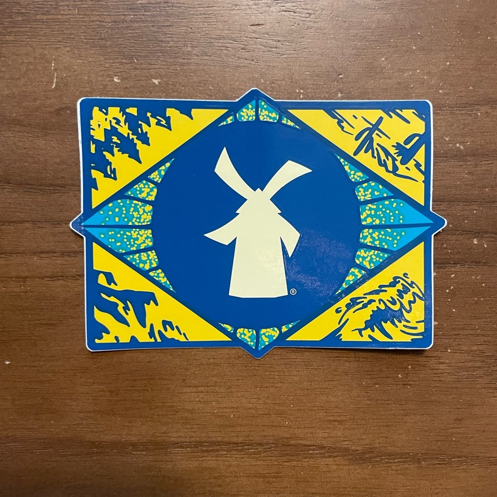 Dutch Bros Outdoors Windmill Sticker